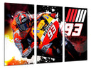 Tríptico Motor, Moto GP 93, Wallpaper, Marck Marquez