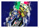 Lámina Moto GP, Valentino Rossi, wallpaper