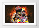 Cuadro enmarcado blanco Moto GP, Walllpaper, Marck Marquez
