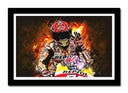 Cuadro enmarcado negro Moto GP, Walllpaper, Marck Marquez