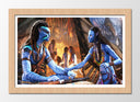 Cuadro enmarcado natural avatar 2, el sentido del agua, james cameron