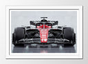 Cuadro enmarcado blanco Fórmula 1, alfa romeo C43
