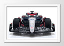 Cuadro enmarcado blanco Fórmula 1, alphatauri honda