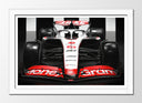 Cuadro enmarcado blanco Fórmula 1, Haas VF-23