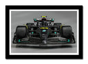 Cuadro enmarcado negro Fórmula 1, Mercedes-AMG Fórmula 1 W14 E Performance