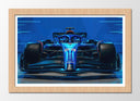 Cuadro enmarcado natural Fórmula 1, Williams FW45