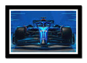 Cuadro enmarcado negro Fórmula 1, Williams FW45