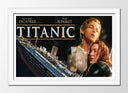 Cuadro enmarcado blanco titanic, amor, romantico, pareja