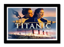 Cuadro enmarcado negro titanic, amor, romantico, pareja