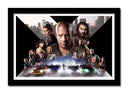 Cuadro enmarcado negro Fast and furiuos