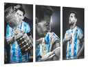 Tríptico Futbol, Messi, Angentina