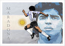 Lámina Futbol, Maradona, Argentina