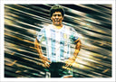 Lámina Futbol, Maradona, Argentina
