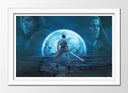 Cuadro enmarcado blanco Rey Skywalker Star Wars La Guerra de las Galaxias