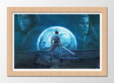 Cuadro enmarcado natural Rey Skywalker Star Wars La Guerra de las Galaxias
