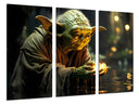 Tríptico Yoda Star Wars La Guerra de las Galaxias