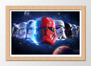 Cuadro enmarcado natural Stormtroopers Star Wars La Guerra de las Galaxias