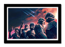Cuadro enmarcado negro Stormtroopers Star Wars La Guerra de las Galaxias
