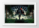 Cuadro enmarcado blanco Darth Vader Star Wars La Guerra de las Galaxias