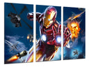 Tríptico marvel, iron man, superheroe