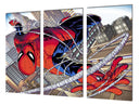 Tríptico marvel, spiderman, comic