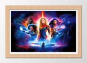 Cuadro enmarcado natural marvel, capitana marvel, the marvels