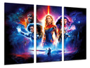 Tríptico marvel, capitana marvel, the marvels