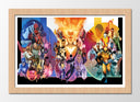 Cuadro enmarcado natural marvel, X-men, fantasia, superheroes