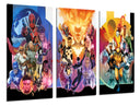 Tríptico marvel, X-men, fantasia, superheroes
