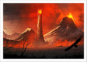 Lámina Mordor, el Ojo de Sauron  El señor de los Anillos