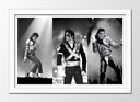 Cuadro enmarcado blanco Michael Jackson Pop