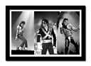 Cuadro enmarcado negro Michael Jackson Pop