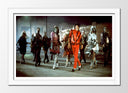 Cuadro enmarcado blanco Michael Jackson Pop