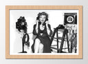 Cuadro enmarcado natural Marilyn Monroe, actriz, pelicula, cine