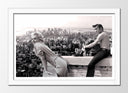 Cuadro enmarcado blanco Elvis Presley, Marilyn Monroe