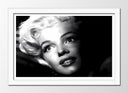 Cuadro enmarcado blanco Marilyn Monroe