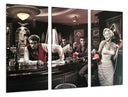 Tríptico Elvis Presley, Marilyn Monroe, James Dean, Humphrey Bogart