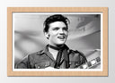 Cuadro enmarcado natural Elvis Presley