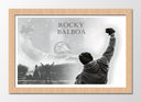 Cuadro enmarcado natural Rocky Balboa, boxeo, deporte