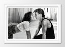 Cuadro enmarcado blanco Dirty dancing, amor, romantico