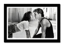 Cuadro enmarcado negro Dirty dancing, amor, romantico
