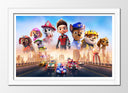 Cuadro enmarcado blanco Infantil Patrulla Canina, Paw Patrol