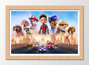 Cuadro enmarcado natural Infantil Patrulla Canina, Paw Patrol
