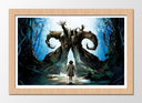 Cuadro enmarcado natural el laberinto del fauno, guillermo del toro