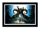 Cuadro enmarcado negro el laberinto del fauno, guillermo del toro
