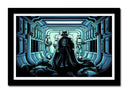 Cuadro enmarcado negro Darth Vader Star Wars La Guerra de las Galaxias