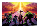 Cuadro ilustracion, marvel, estilo comic