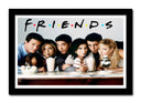 Cuadro enmarcado negro friends, amigos