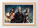 Cuadro enmarcado natural vikingos, guerra, medieval, ragnar, ladgerda
