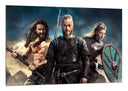 Cuadro vikingos, guerra, medieval, ragnar, ladgerda